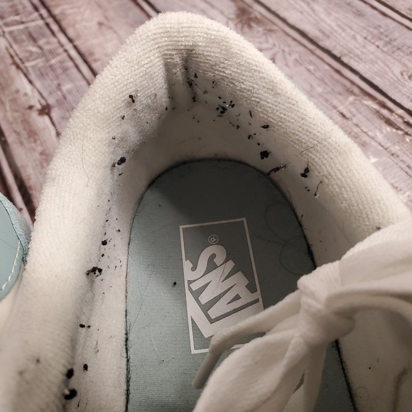 Vans Mens Hylane Skate Shoes Light Blue White Low Top Sneakers Size 11.5 - Picture 11 of 16